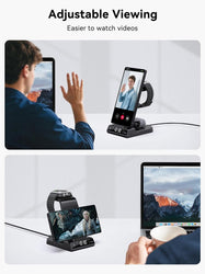 Ultimate 3-in-1 Wireless Charging Station for Samsung Galaxy