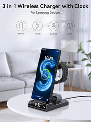 Ultimate 3-in-1 Wireless Charging Station for Samsung Galaxy