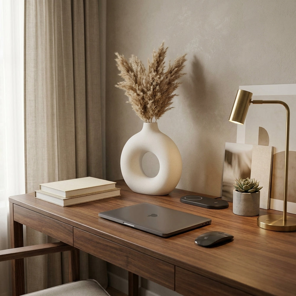 Nordic Ceramic Vase – Minimal Luxury Home Decor