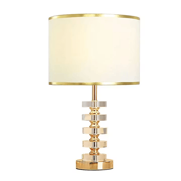 Luxury Crystal Pillar Table Lamp