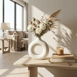 Nordic Ceramic Vase – Minimal Luxury Home Decor