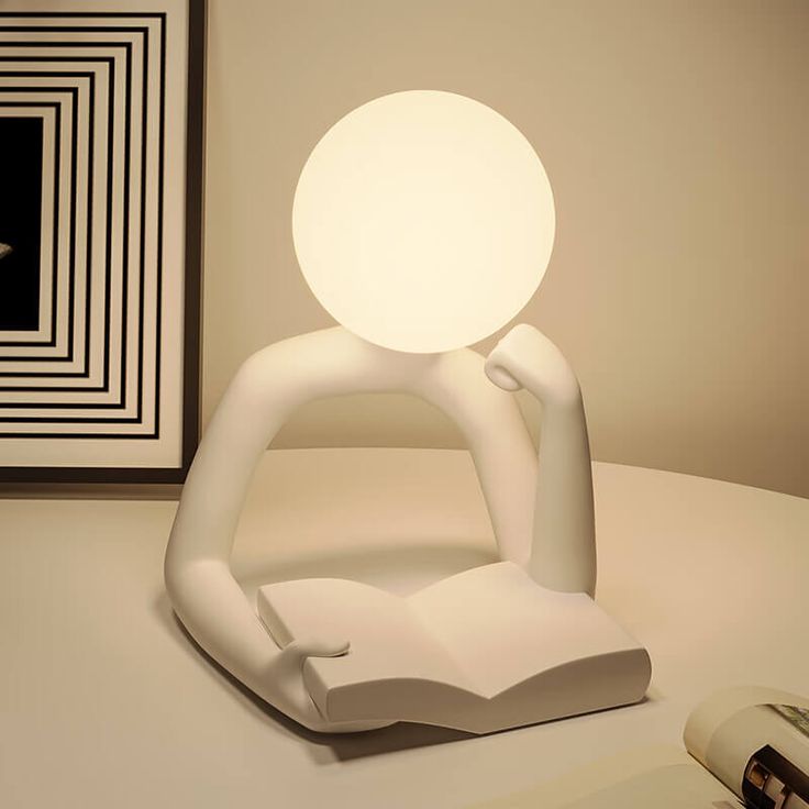 AWNR Abstract Thinker Statue Night Light