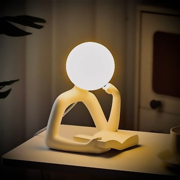 AWNR Abstract Thinker Statue Night Light