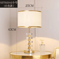 Luxury Crystal Pillar Table Lamp