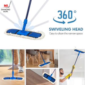 360° Spray Flat Mop – Easy Wet & Dry Floor Cleaner