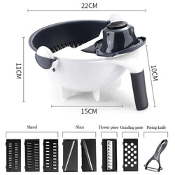 9-in-1 Multifunction Vegetable Cutter & Slicer